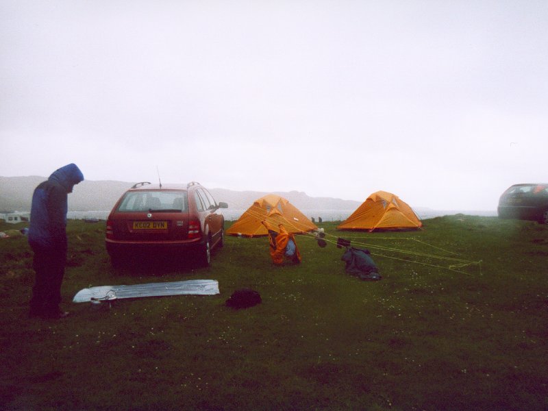 Campsite At Glenbrittle During The Better Weather